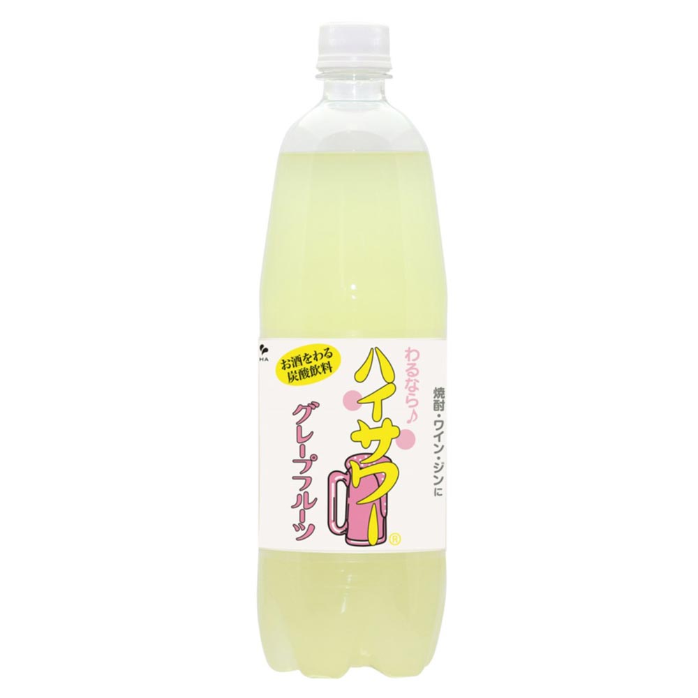 博水社 ハイサワー グレープフルーツ 1L