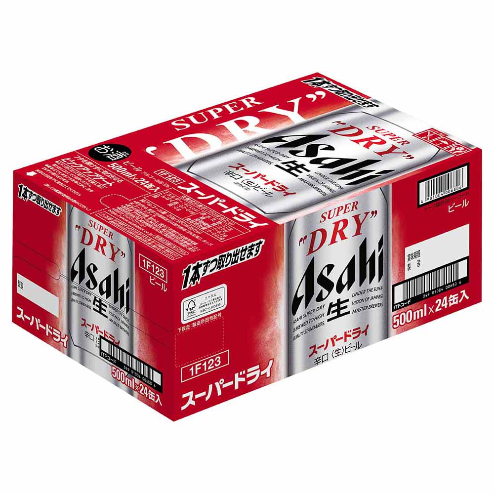 アサヒ スーパードライ 500ml缶｜ビール｜格安・安いお酒の通販／配達