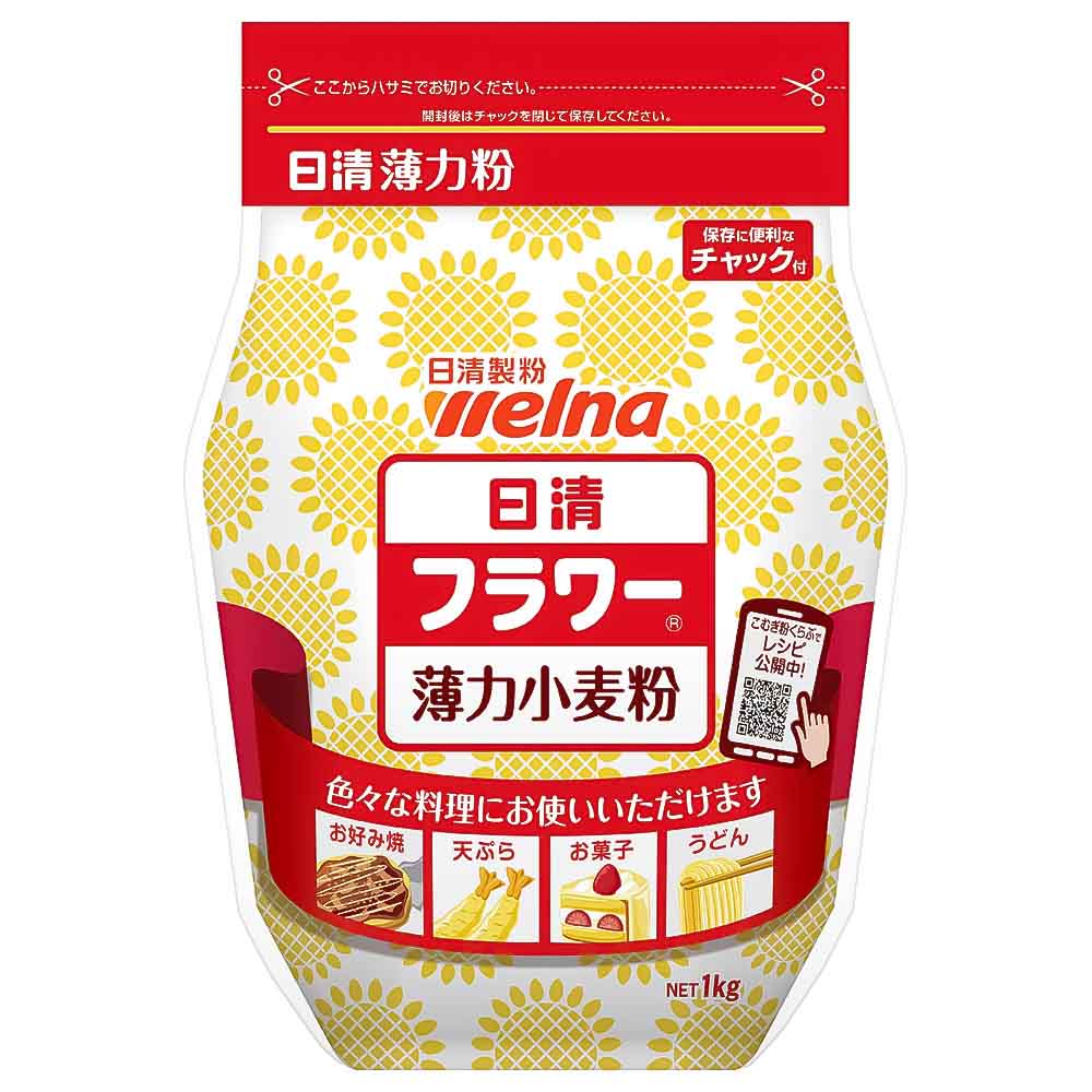 日清 小麦粉 フラワー（薄力粉） 1kg