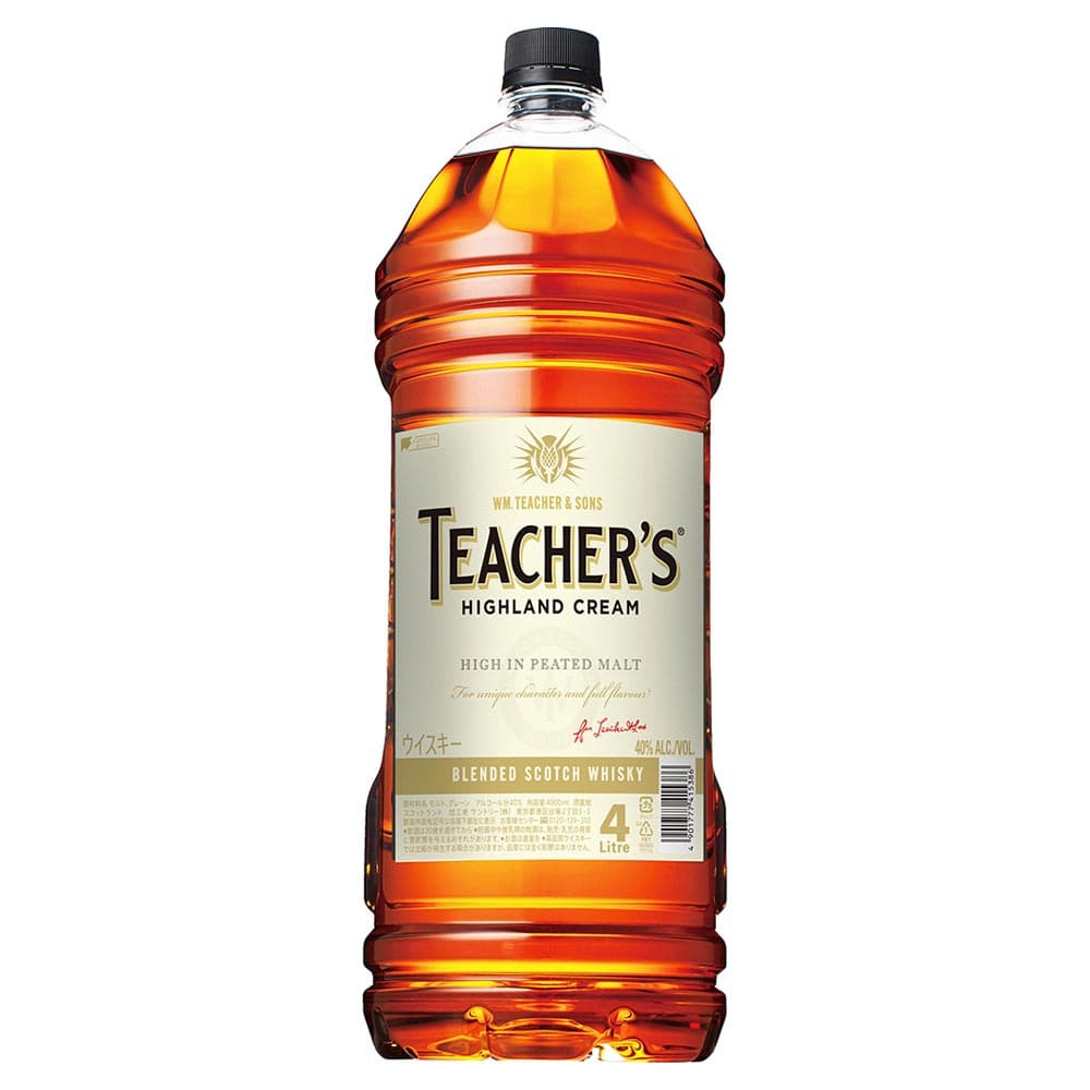 ティーチャーズ ハイランドクリーム 4L｜スコッチ(ブレンデッド)｜格安