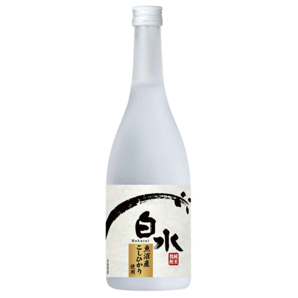 白水 こめ 魚沼産こしひかり 米 25° 720ml