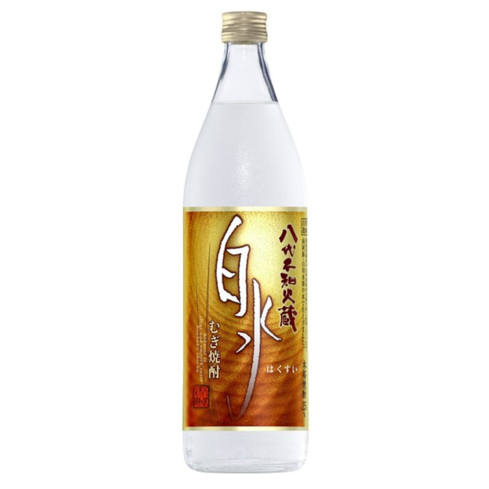 八代不知火蔵 むぎ焼酎 白水 麦 25° 900ml