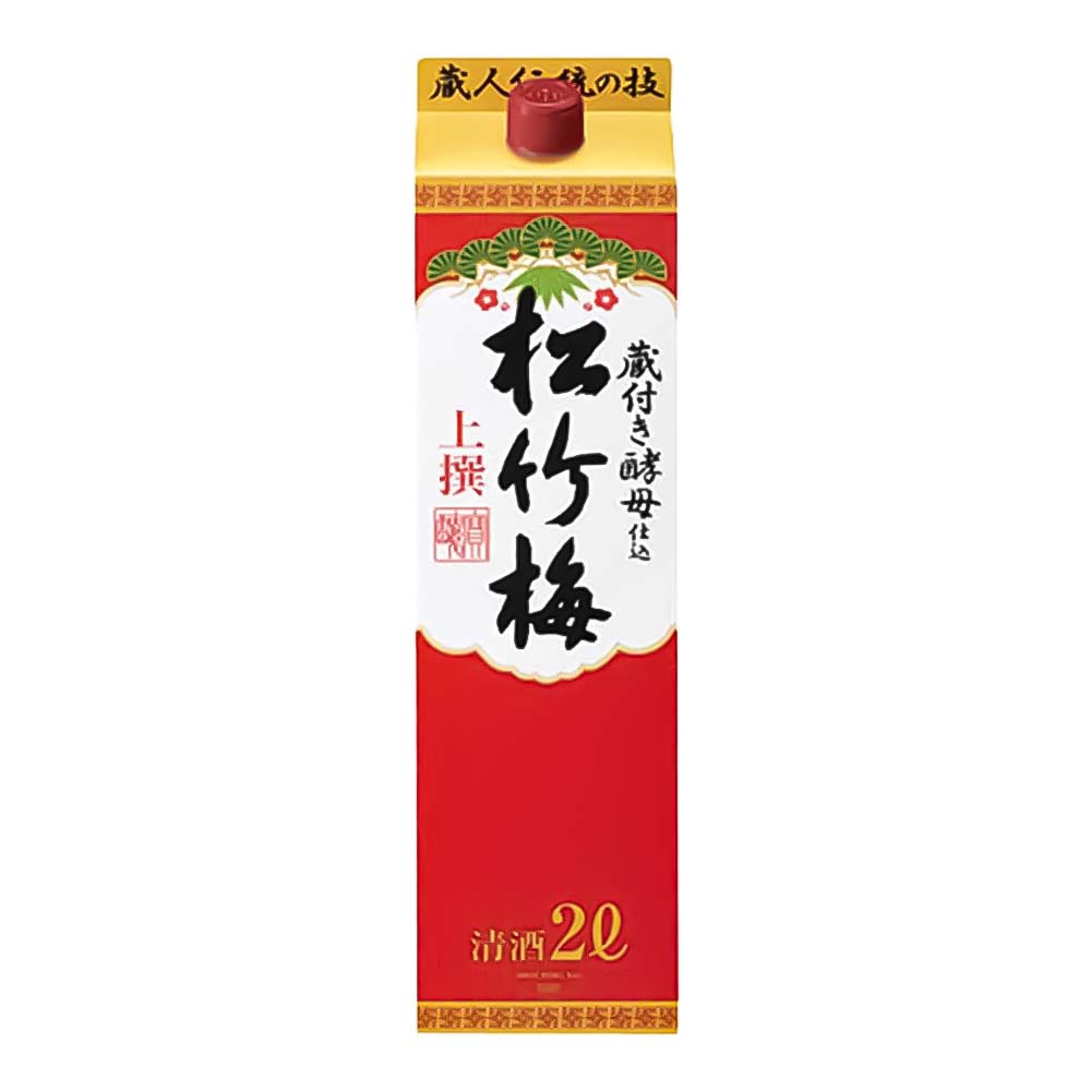 上撰 松竹梅 蔵付き酵母仕込 2Lパック｜清酒パック｜格安・安いお酒の