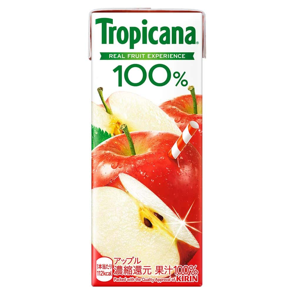 キリン トロピカーナ100％ アップル LLスリムパック 250ml