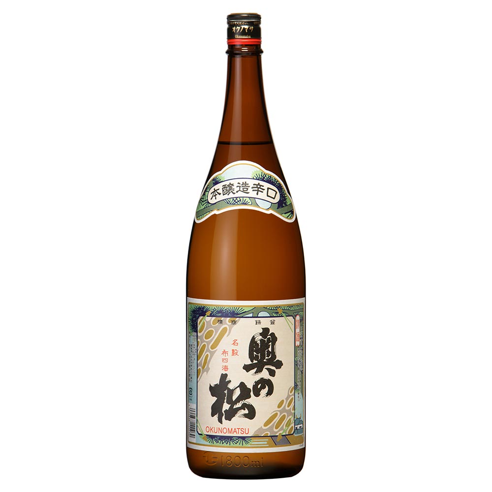 金紋 奥の松 本醸造 辛口 1.8L