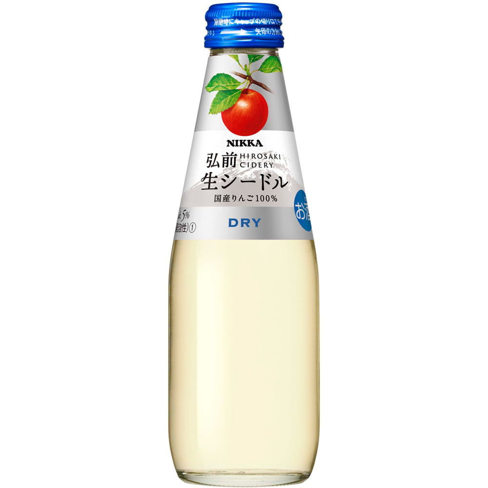 ニッカ 弘前 生シードル ドライ 200ml