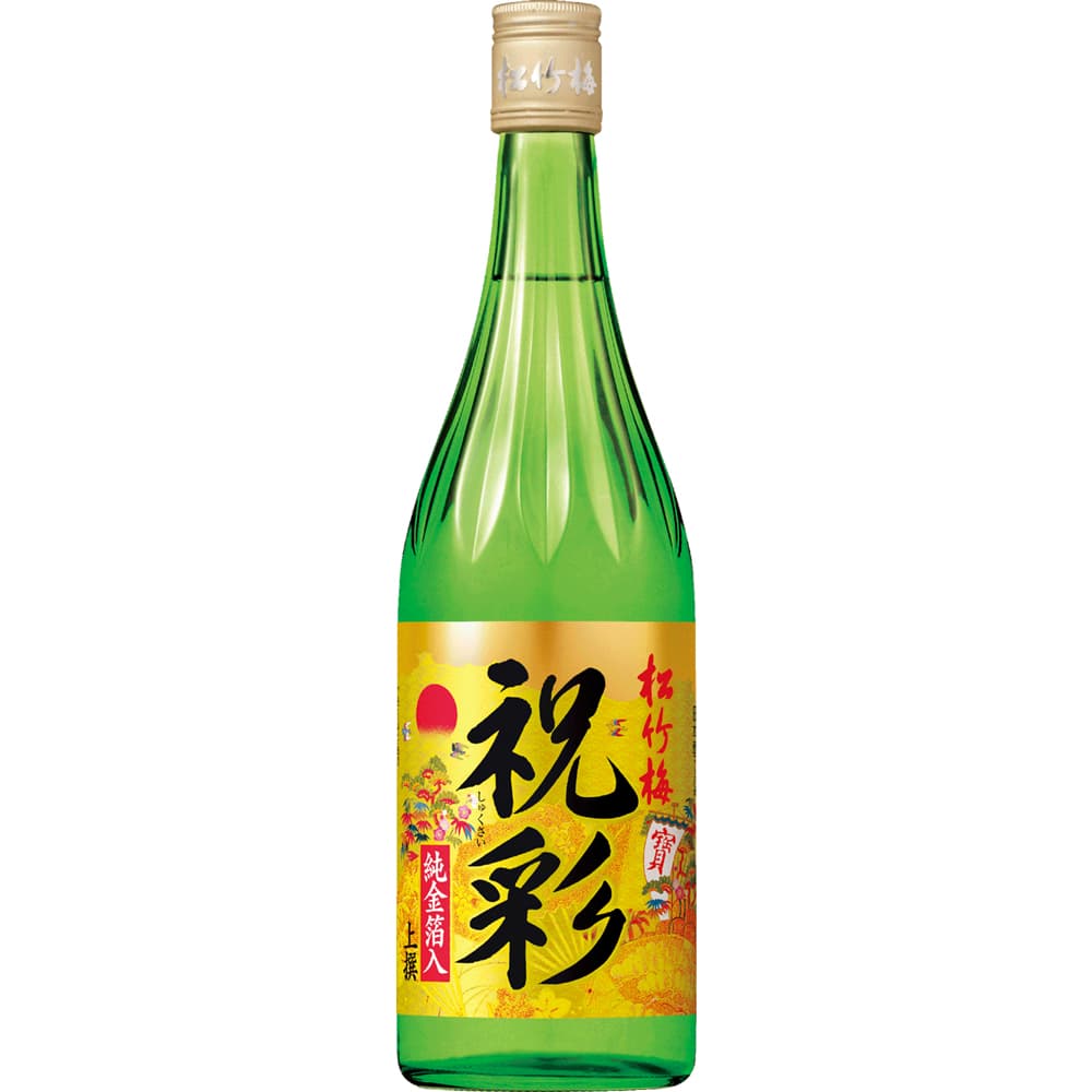 【大幅値下げ】純金箔入　松竹梅　祝彩 上撰 松竹梅 祝彩 純金箔入 720ml｜普通酒｜格安・安いお酒の通販