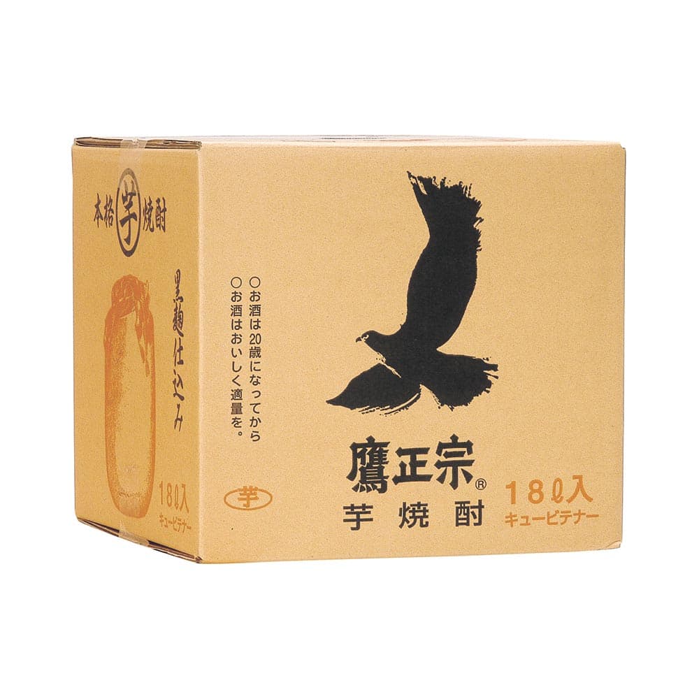A_factory　鷹正宗ごりょんさん麦焼酎 25度 18リットル入り 鷹正宗 ごりょんさんテナー 麦 25° 18L｜麦焼酎｜格安・安いお酒の通販