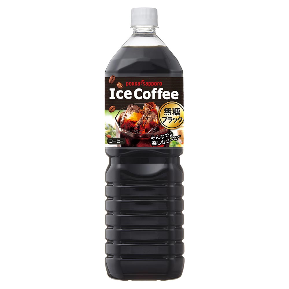 ポッカ アイスコーヒーブラック 無糖 1.5L