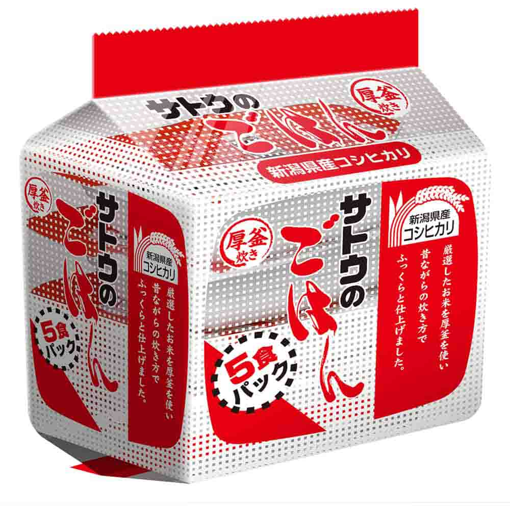 サトウ食品 新潟県産コシヒカリ 200g×5個入