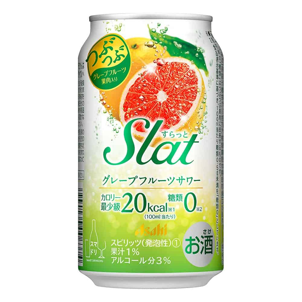 アサヒ Slat（すらっと） グレープフルーツ 350ml缶 【10月増税対象】