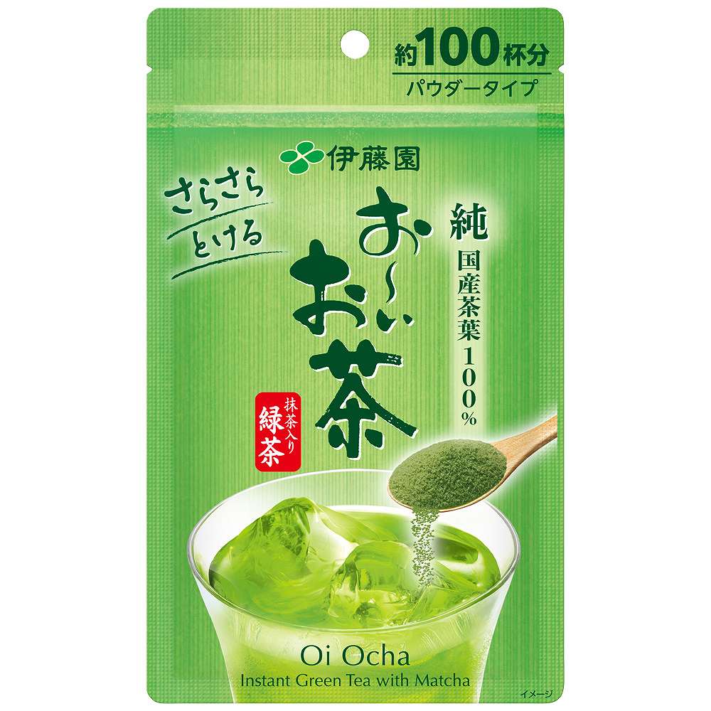 伊藤園 おーいお茶 抹茶入りさらさら緑茶（粉末）80g