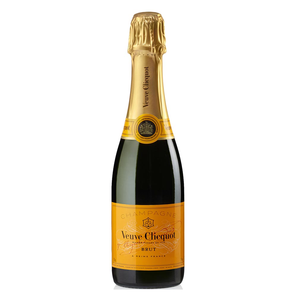 〔ハーフ〕ヴーヴクリコ ポンサルダン イエローラベル 白泡 375ml