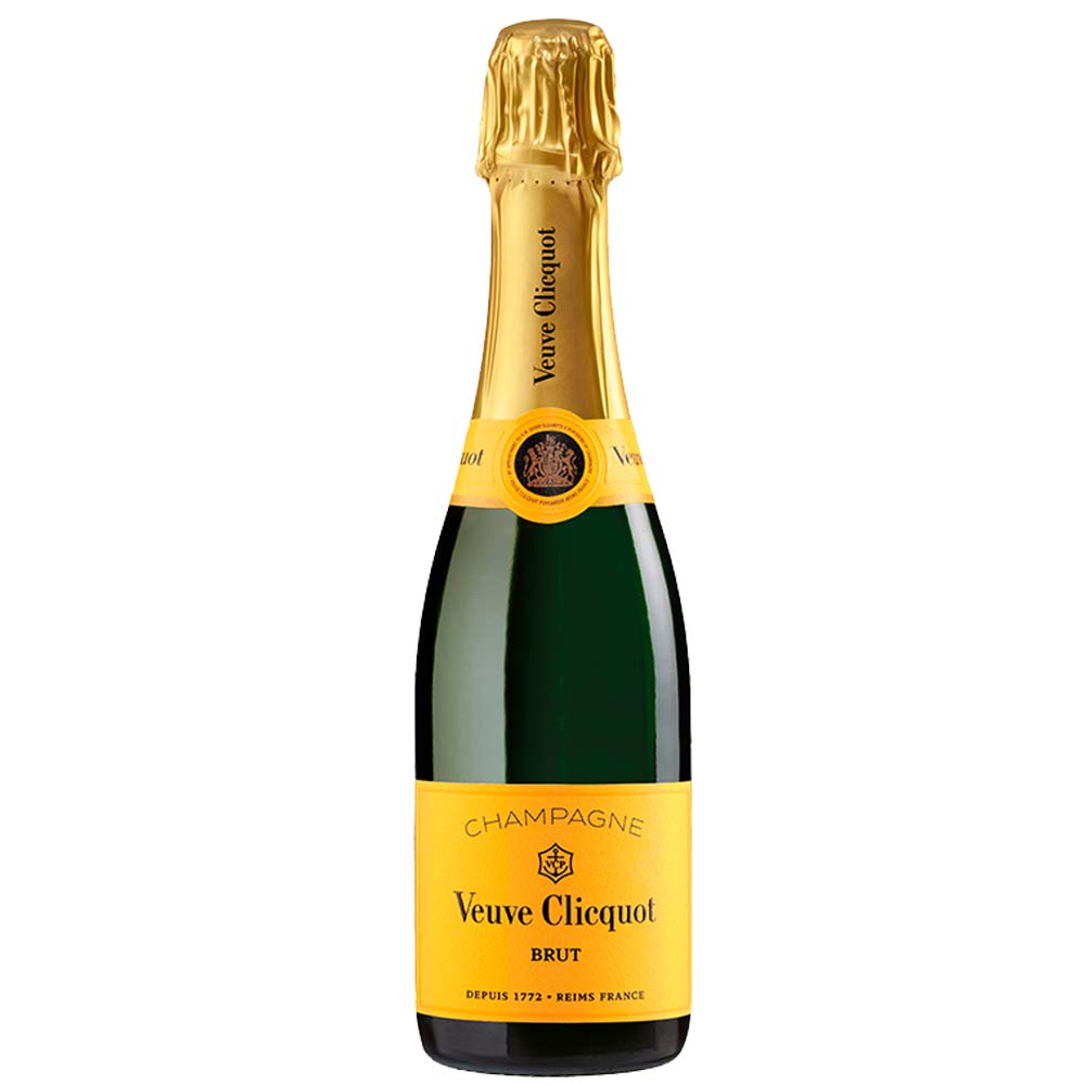 ハーフ〕ヴーヴクリコ ポンサルダン イエローラベル 白泡 375ml