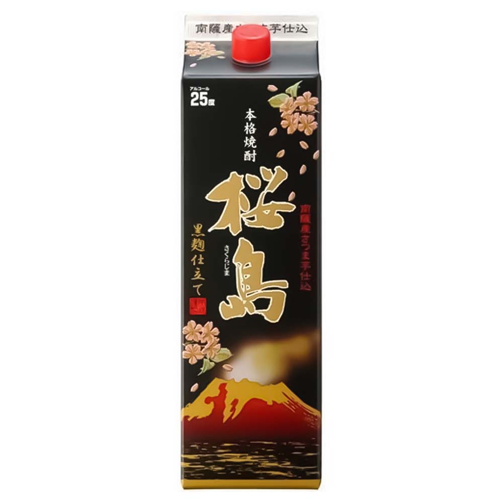 桜島 黒麹仕立て 芋25° 1.8L