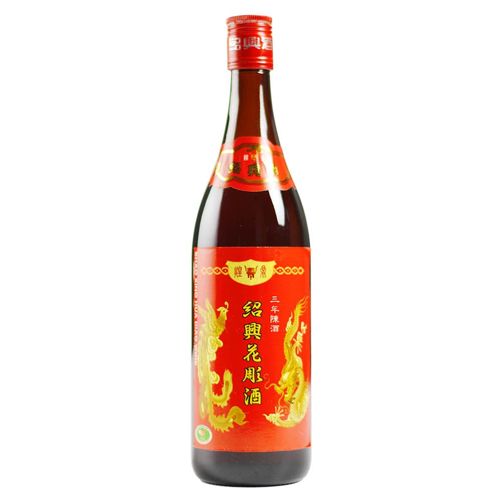友盛 煌鼎牌（コウテイハイ）陳年3年 紹興 花彫酒 640ml
