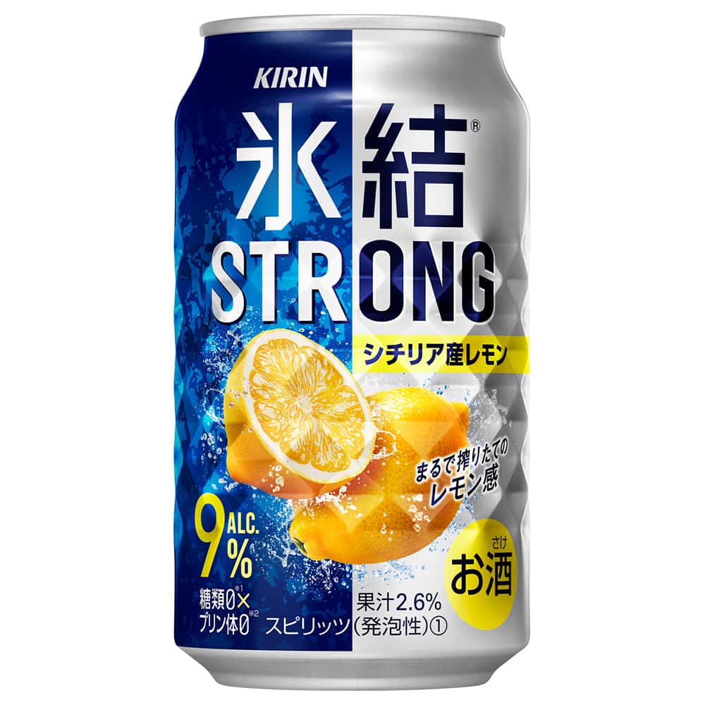 キリン 氷結ストロング シチリア産レモン 350ml缶 【10月増税対象】