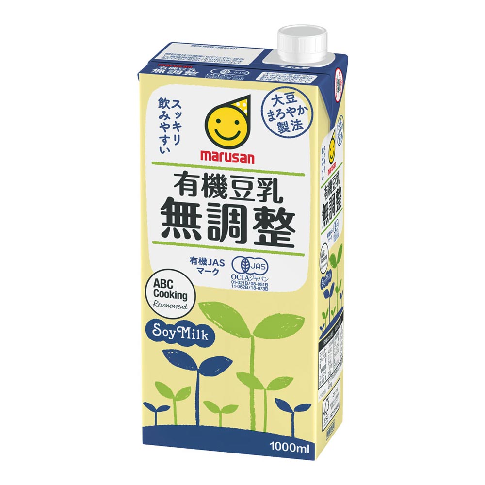 マルサンアイ 有機豆乳無調整 1L