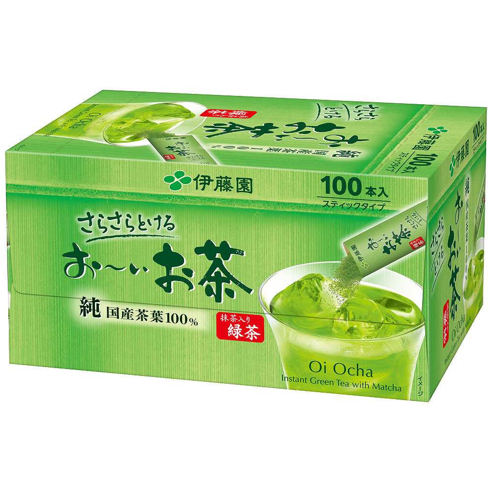 伊藤園 おーいお茶さらさら緑茶スティック 0.8g×100本