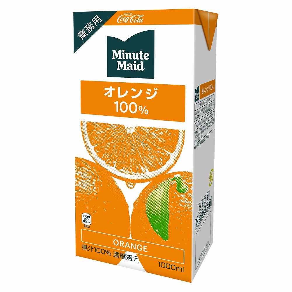 ミニッツメイド オレンジジュース 100% 1L