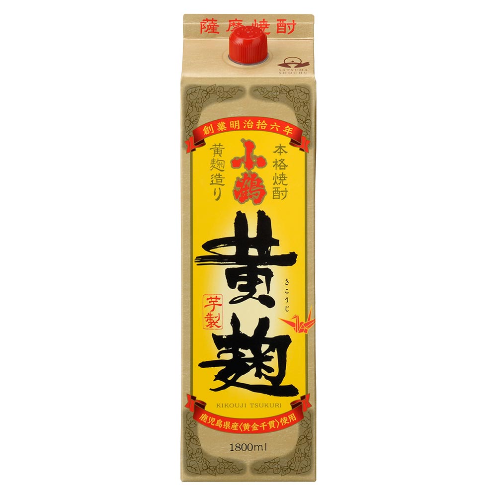 さつま小鶴 黄麹 芋 25° 1.8L