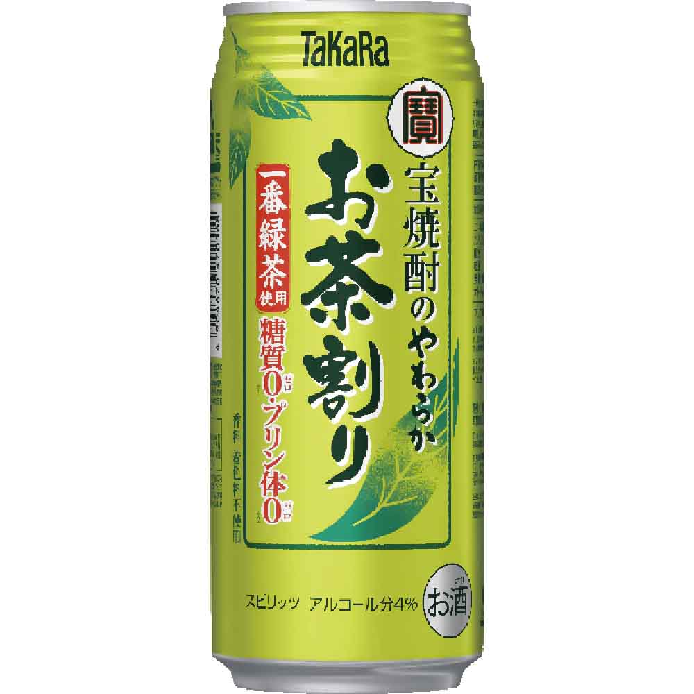 宝 焼酎のやわらかお茶割り 480ml缶 【10月増税対象】