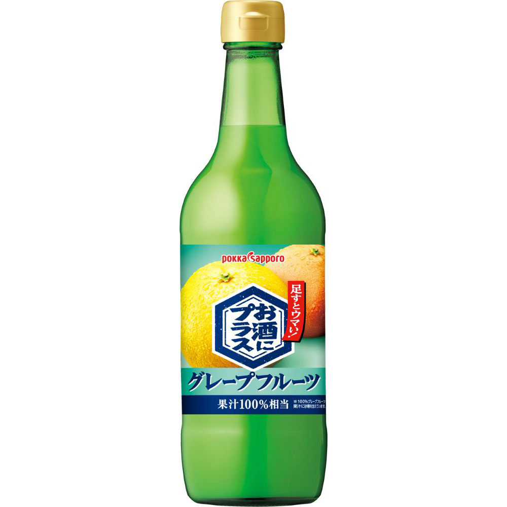 ポッカサッポロ お酒にプラス グレープフルーツ 540ml