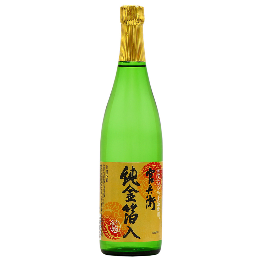 名城 官兵衛 純金箔入 720ml｜普通酒｜格安・安いお酒の通販／配達なら