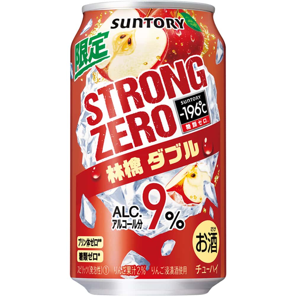 サントリー -196℃ ストロングゼロ 林檎ダブル 350ml缶 （イチ