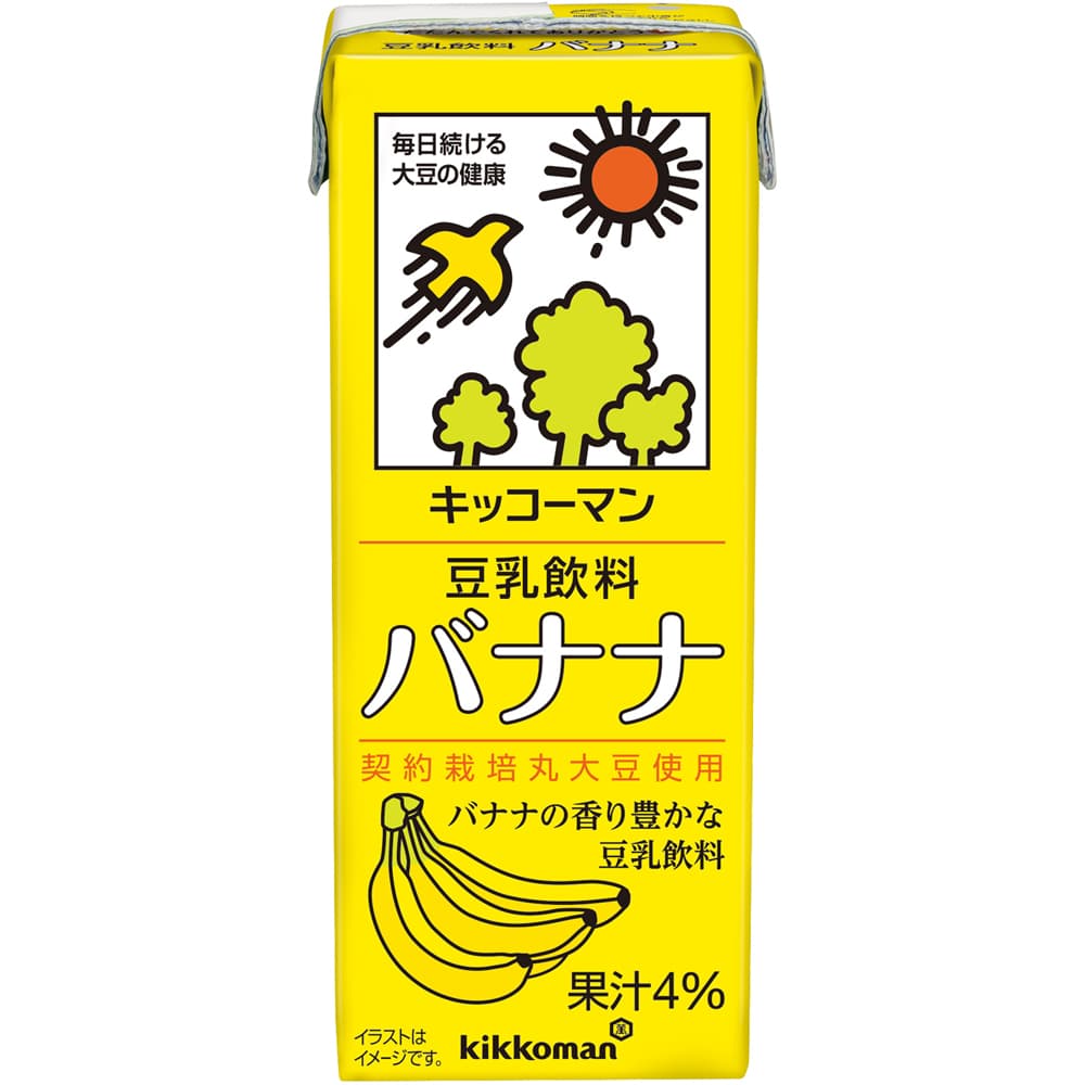 キッコーマン 豆乳飲料 バナナ 200ml