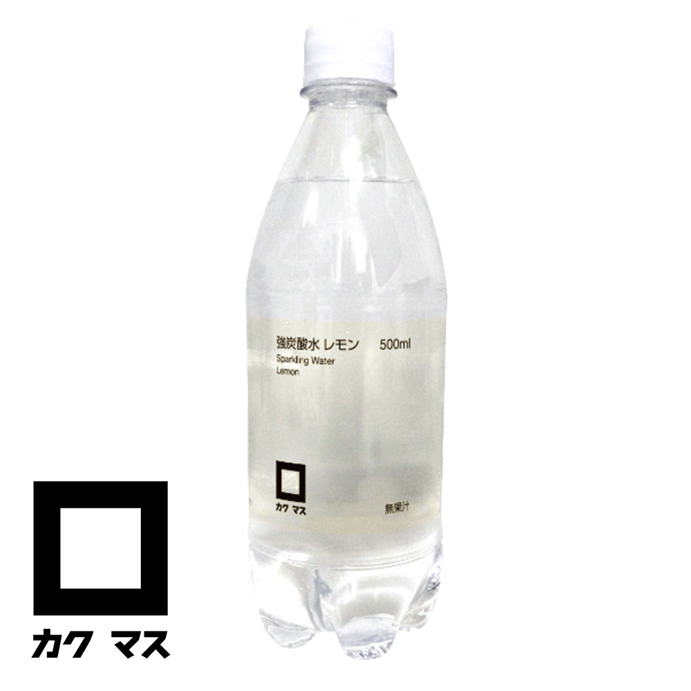 カクマス 強炭酸水レモン 500ml