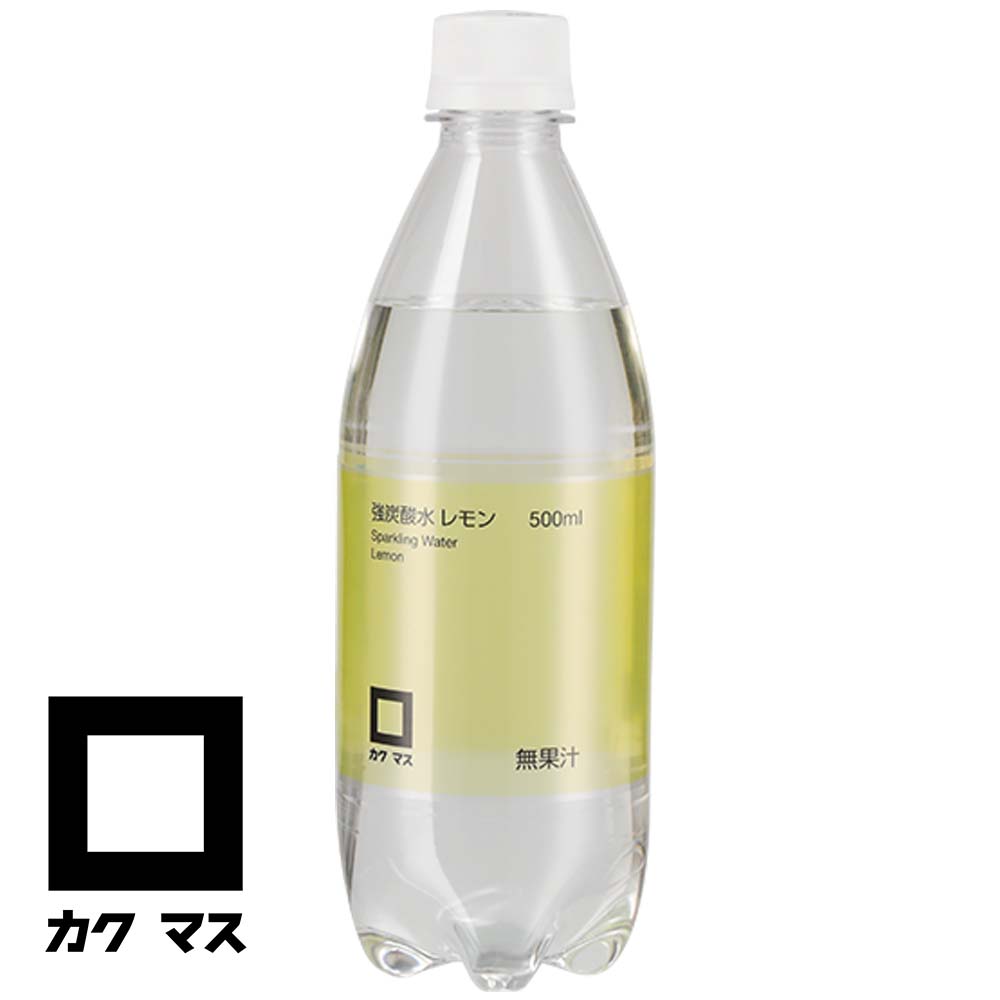 カクマス 強炭酸水レモン 500ml