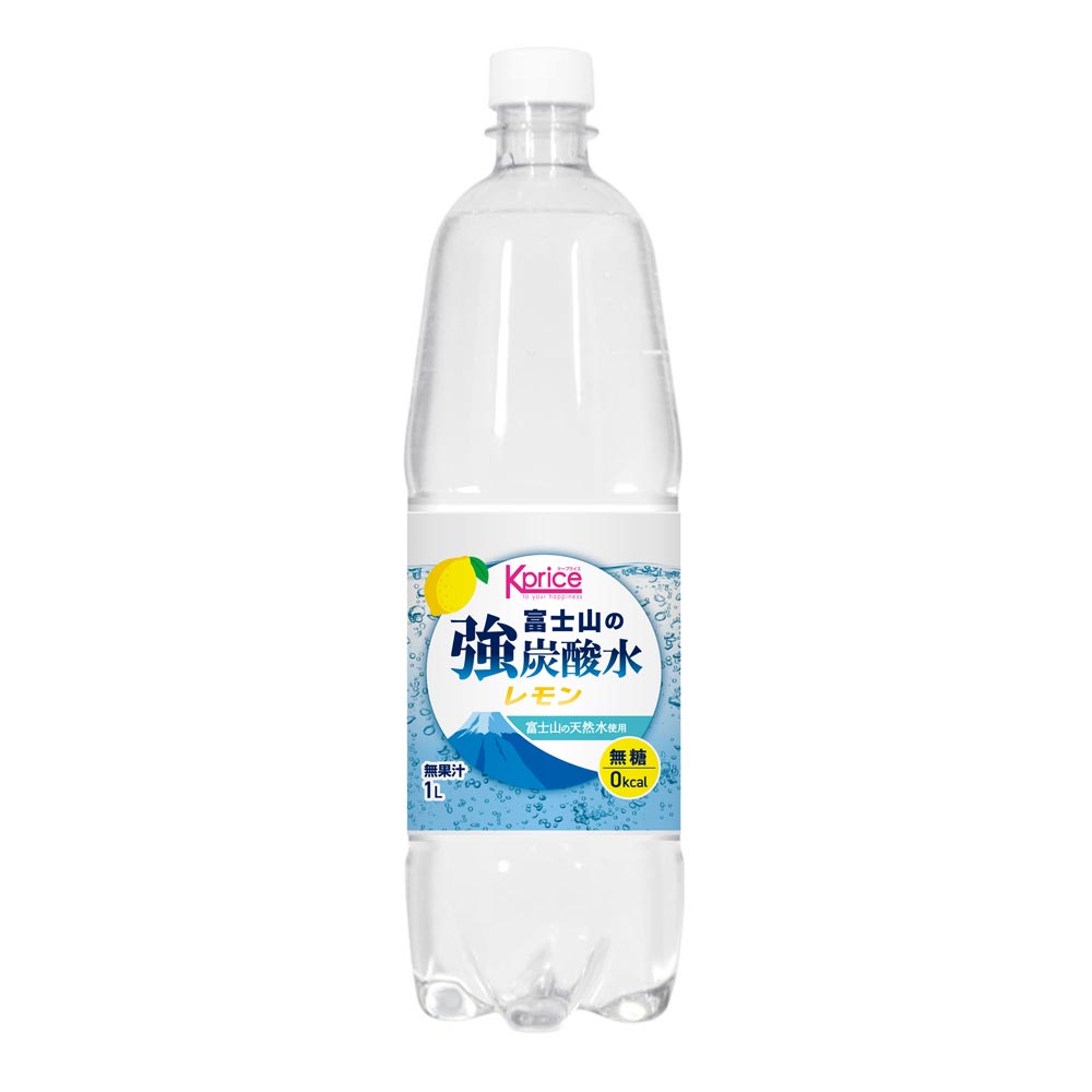 Kprice 強炭酸水レモン 1L