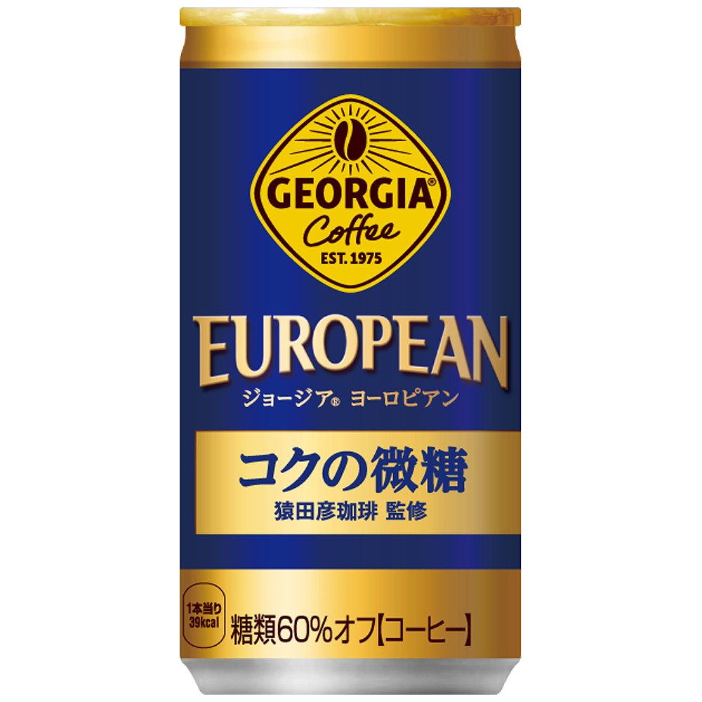 ジョージア ヨーロピアン コクの微糖 185g缶