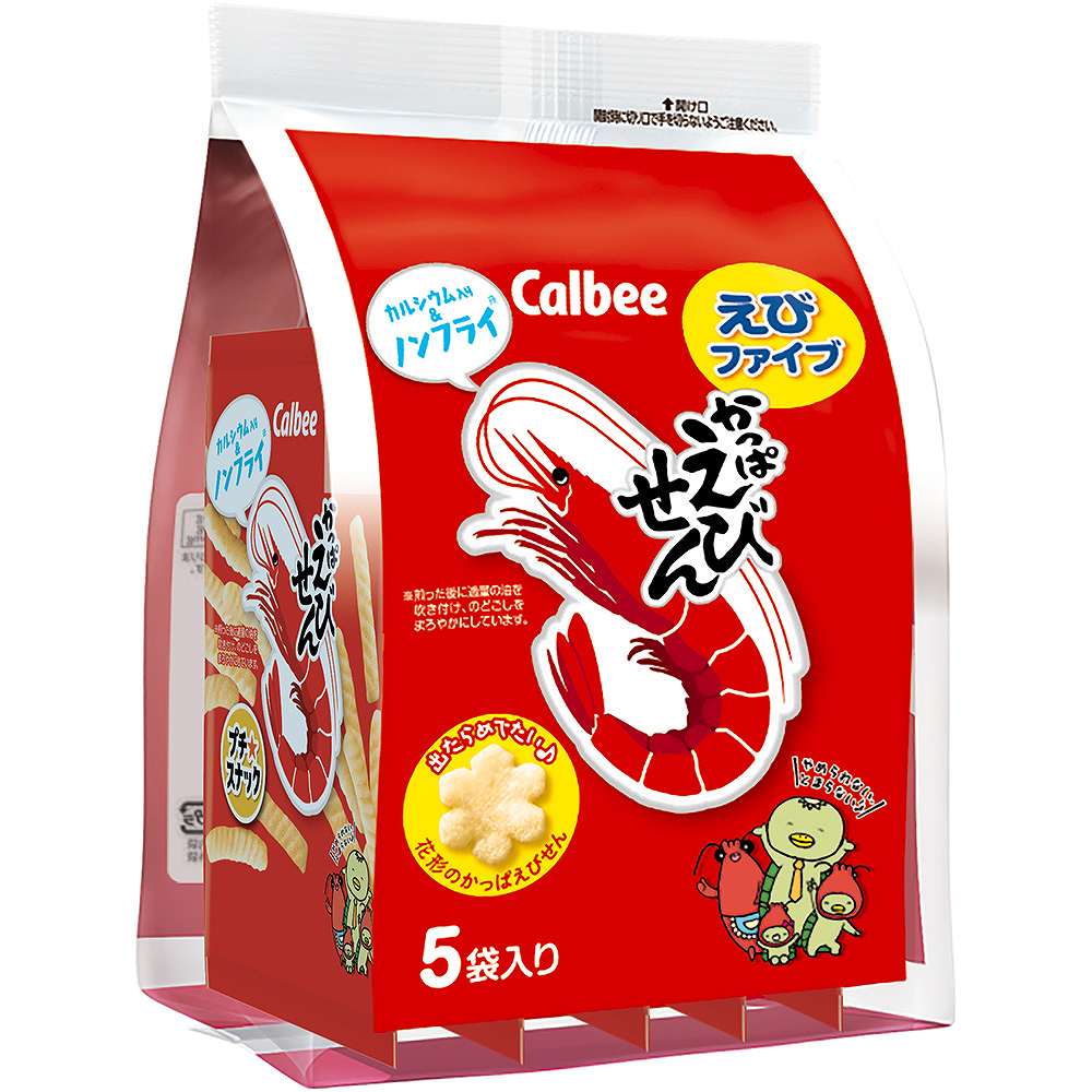 カルビー かっぱえびせんえびファイブ 5袋