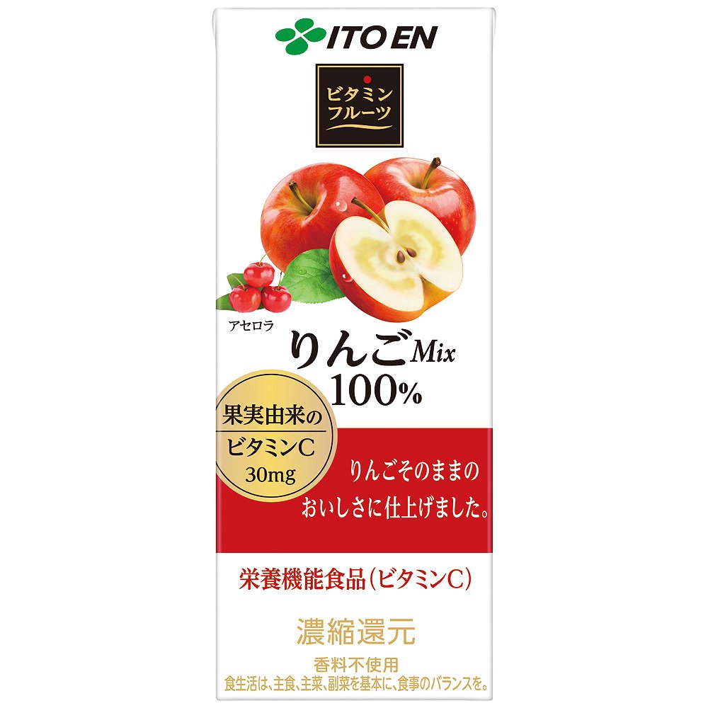 伊藤園 ビタミンフルーツ りんごMix 100％ 200ml