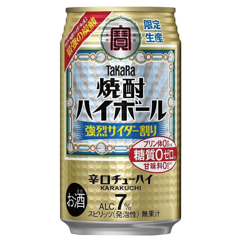 宝 焼酎ハイボール 強烈サイダー割り 350ml缶