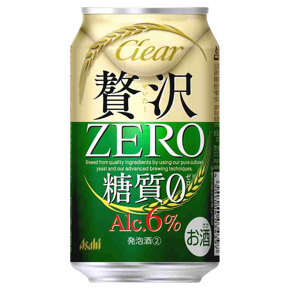 アサヒ クリアアサヒ 贅沢ゼロ 350ml缶 【10月増税対象】