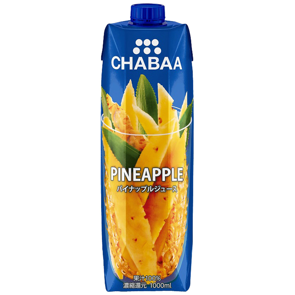CHABAA パイナップル ジュース 100％ 1L｜その他のジュース｜格安