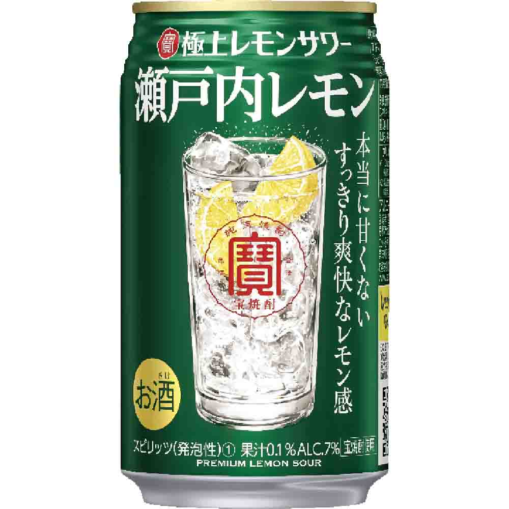 宝 極上レモンサワー 瀬戸内レモン 350ml缶｜レモンサワー(ALC～7