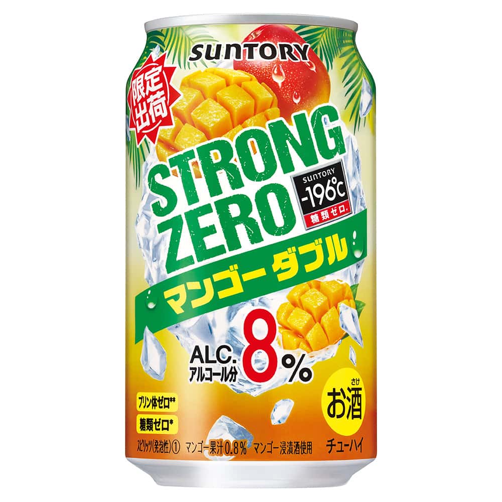 サントリー -196℃ ストロングゼロ マンゴーダブル 350ml缶 （イチ