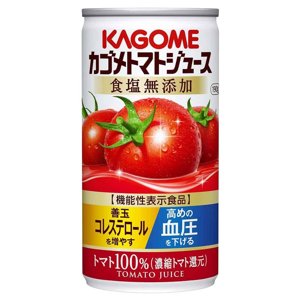 カゴメ トマトジュース 食塩無添加 190g缶