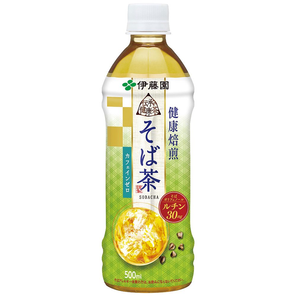伊藤園 伝承の健康茶 そば茶 500ml