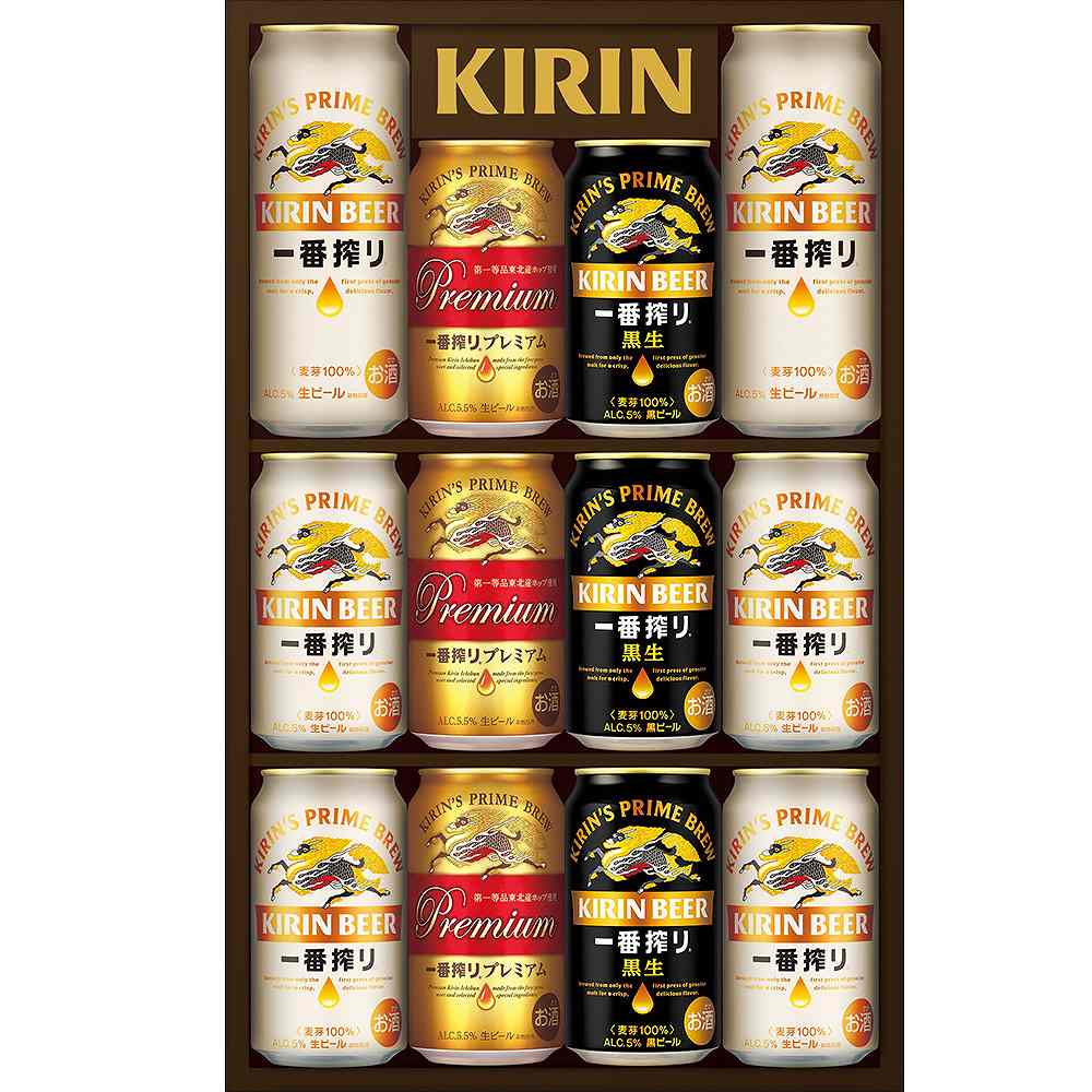 〔ギフトセット〕キリン 一番搾り 3種飲みくらべセット K-IPF3