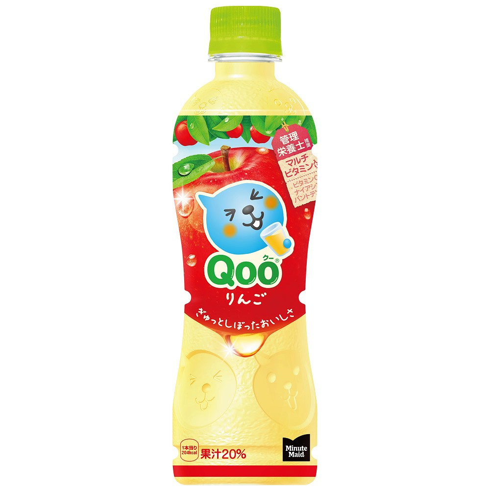 ミニッツメイド Qoo（クー）りんご （果汁20％） 425ml