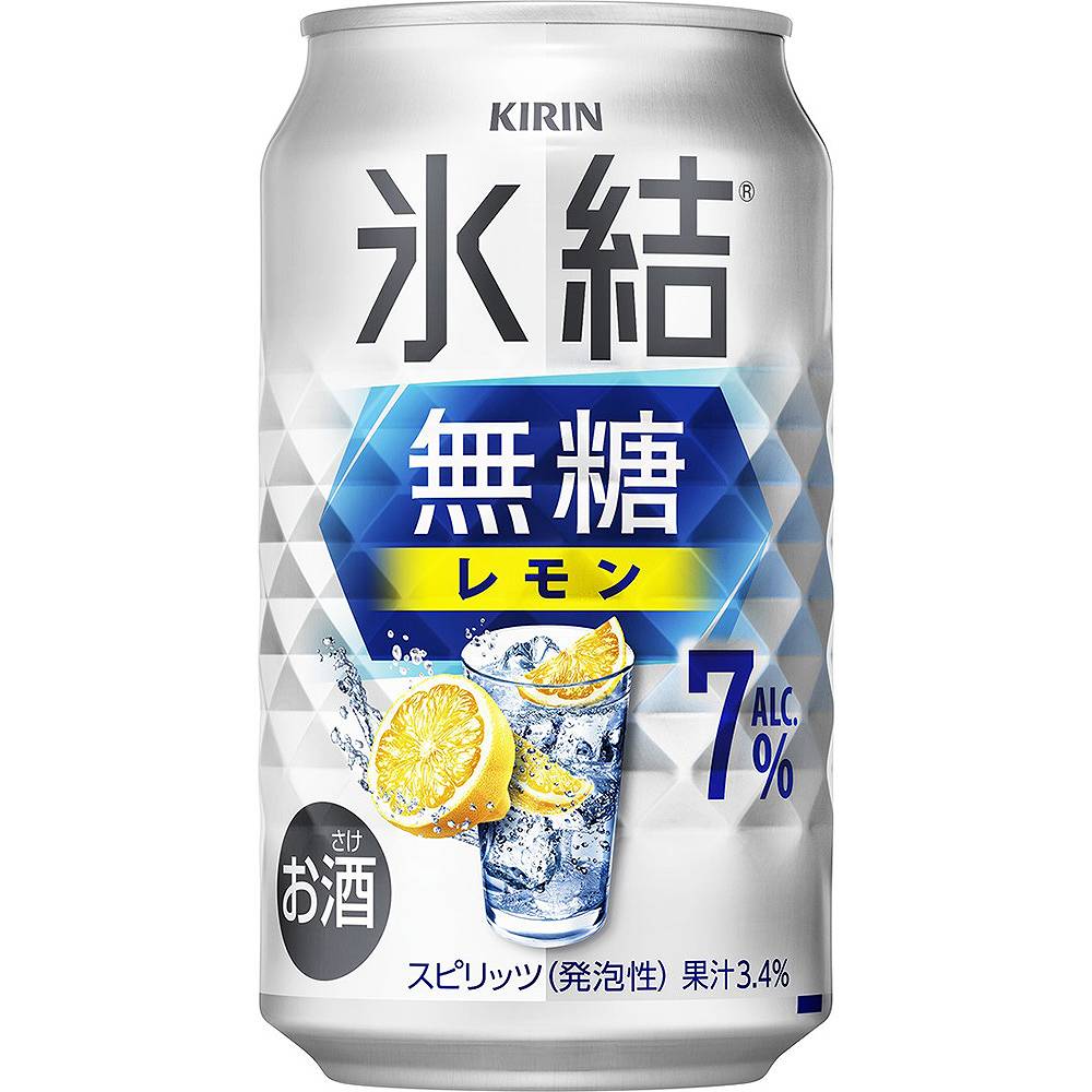 キリン 氷結 無糖レモン 7％ 350ml缶 【10月増税対象】