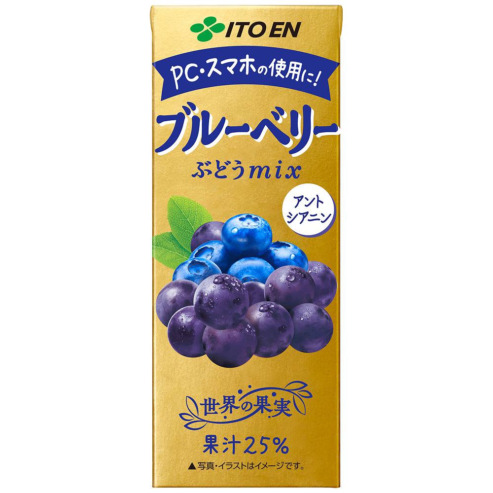 伊藤園 ブルーベリーミックス パック200ml