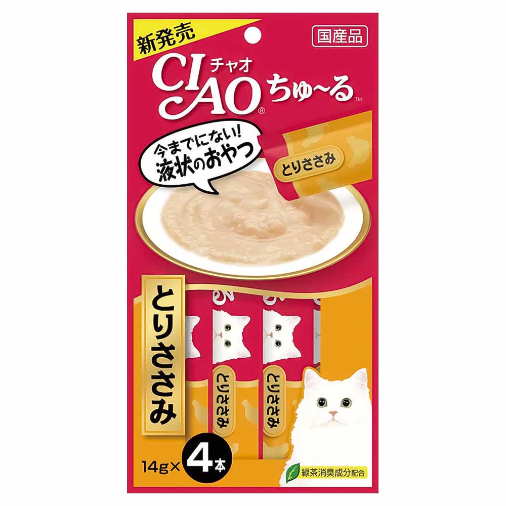 〔ペット用〕ちゅ～る とりささみ 14g×4本