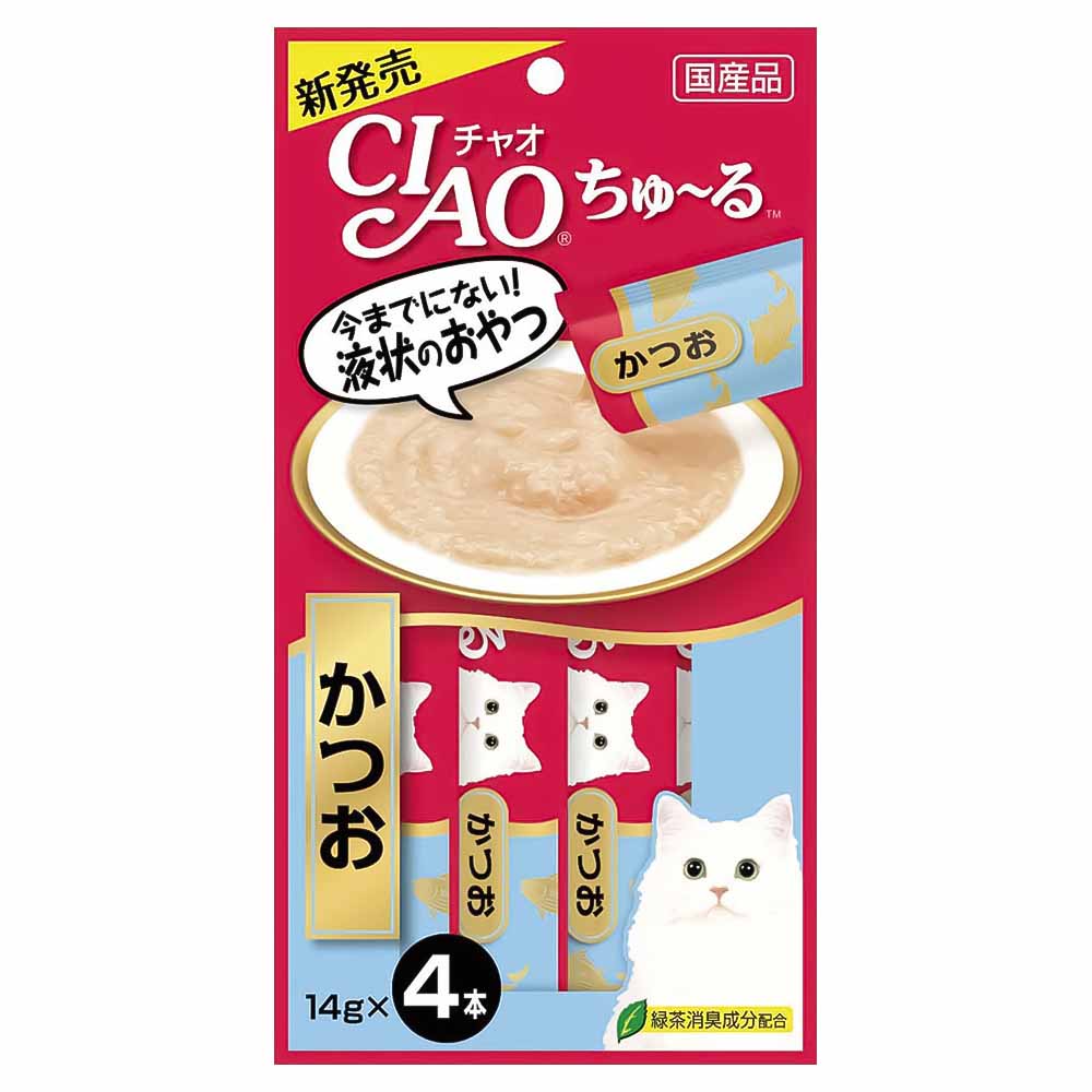 〔ペット用〕ちゅ～る かつお 14g×4本