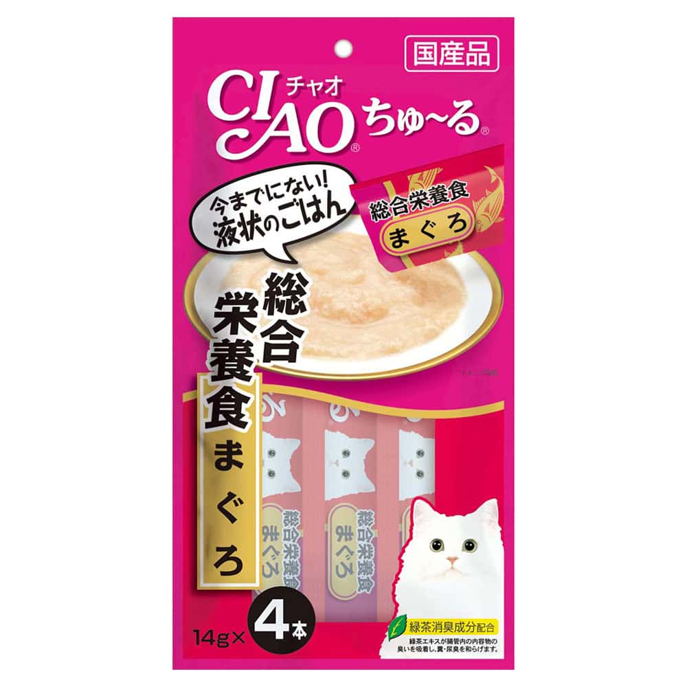〔ペット用〕ちゅ～る 総合栄養食マグロ 14g×4本 